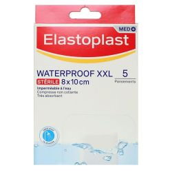 Elastoplast Med Waterproof Xxl 10X8Cm 5
