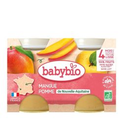 Mangue Pomme de Nouvelle-Aquitaine dès 4 mois - 2 x 130 g