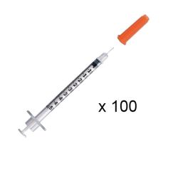 Micro-Fine+ Seringue à Insuline 0,5ml Aiguille 8mm - 100 seringues