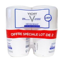 Vichy Deod S/Sel Alu Bille 24H 50Mlx2