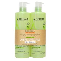 A Derma Exomega Control Gel Lav 500Mlx2