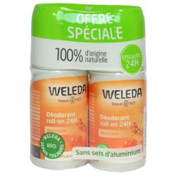Weleda Deo Roll On 24H Argousier 2X50Ml