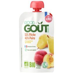 Good Gout Gourde Poire Peche 120G