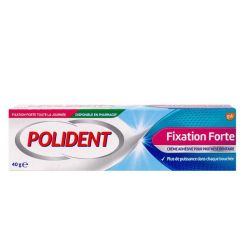 Polident Fixatif Fort Cr 40G