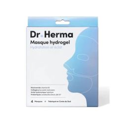 Masque hydrogel hydratation et éclat - 4 masques