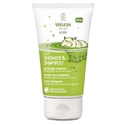 Kids 2 en 1 Douche & Shampoing Citron Vert Pétillant - 150 ml