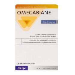 Pileje Omegabiane Foie Morue Caps 80