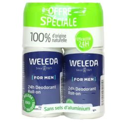 Weleda Deo Roll On 24H Homme 2X50Ml
