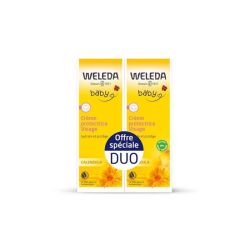 Duo Crème Protectrice Visage Calendula - 2 x 50 ml