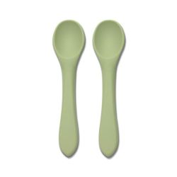 Lot de 2 cuillères en silicone - Vert