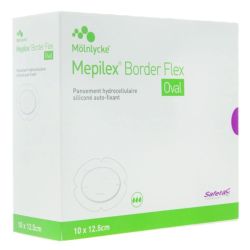 Mepilex Border Flex Oval - 16 pansements
