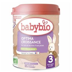 Babybio Optima 3 croissance lait en oudre 10 mois à 3 ans 800g