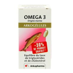 Arkogélules oméga 3 origine marine 60 gélules