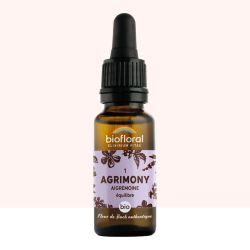 Fleur de Bach n 01 Agrimony, Aigremoine - Bio Demeter - 20 ml
