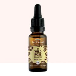 Fleur de Bach n 37 Wild Rose, Eglantier - Bio Demeter - 20 ml