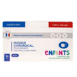 Masque Chirurgical En14683 Enfant Bte 50
