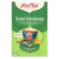 Tulsi réglisse orange sérénité bio infusion ayurvedique 17 sachets