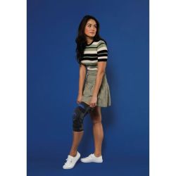 Genu Ligaflex Genouillère ligamentaire fermée Gris - Taille 4, Court