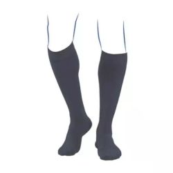Venoflex Élégance - Chaussettes de contention Homme Classe 2, Taille 4 Long, Noir