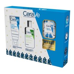 Coffret Noël Hydratation Visage & Corps - Crème Hydratante 52 ml + Crème Lavante 88 ml + Chaussettes
