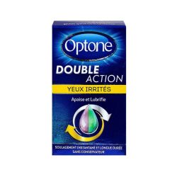 Optone Double Action  Yeux Irrit 10Ml