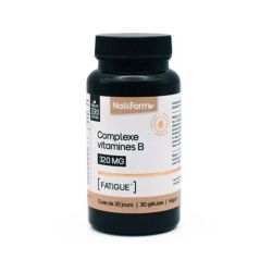 Nat & Form complexe vitamines B fatigue 30 gélules
