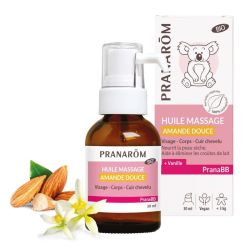 Huile massage - Amande douce - Bio - 30 ml