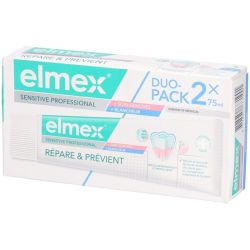 Dentifrice Répare et Prévient Soin Gencives + Blancheur Sensitive Professional - 2 x 75 ml