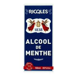 Ricqles Alcool Menthe Fl 50Ml