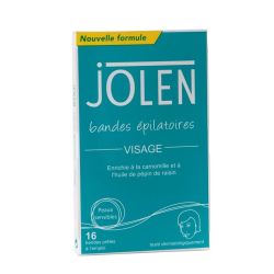 Bandes de cire epilatoires - Visage - 16 bandes