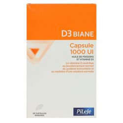 Pileje D3 Biane 1000Ui 30 Caps