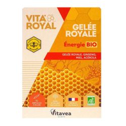 Vitavea Vita Royal gelée royale énergie bio 10 ampoules