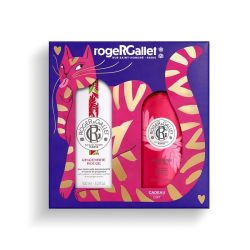 Coffret Noel Eau Parfumee Bienfaisante + Lait Corps Bienfaisant - Gingembre Rouge - 100 ml + 250 ml