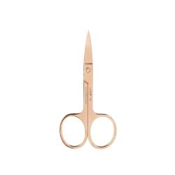Ciseaux à ongles lames courbées - Acier inoxydable - Rose