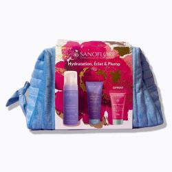 Trousse Hydratation & Éclat - Mousse Démaquillante 150 ml, Gelée Exfoliante 75 ml, Mini Baume 15 ml