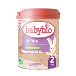 Babybio Optima 2 au lait français de 6 à 12 mois bio 800g