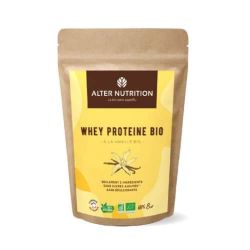 Whey protéine en poudre bio vanille - 1 kg