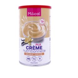 Milical Crème nutritionnelle saveur Vanille, 9 Portions