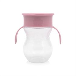 Gobelet Anti-deversement 360 Degres Rose - 1 unite