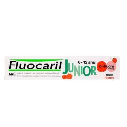 Fluocaril Dent Junior 6-12 Fr Rouges 75Ml