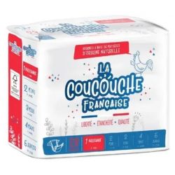 LA COUCOUCHE FRANCAISE couche - Taille 1 (28 couches)