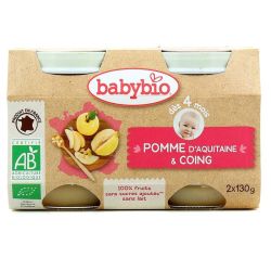 Vitbabybio Pomme Coing Pot130Gx2