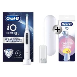 iO 5 Brosse a Dents Electrique Connectee - Blanche