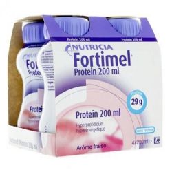 Fortimel Protein 2.4 kcal/ml - Fraise - 4 x 200 ml