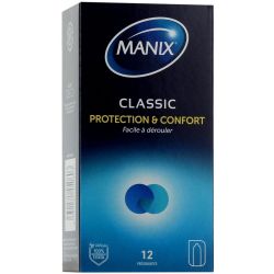 Manix Classic Préservatif - 12 Préservatifs