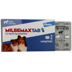 Vermifuge Petits Chiens et Chiots 0,5-10 kg - 2 comprimés