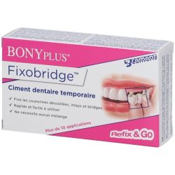Bonyplus Fixobridge Ciment Dentaire Temporaire - 7 g