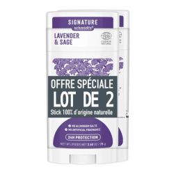Schmidtaposs Deo Lavande Sauge Stick 2X58Ml