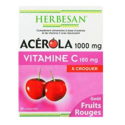 Herbesan Acerola 1000 Fruits/Rouge Cpr 30