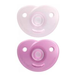 Avent Soothie Girl 2 Sucettes Orthodontiques 0-6 mois